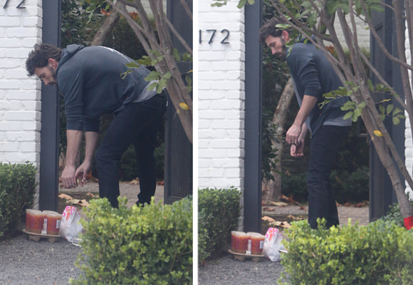 Ben Affleck en su casa de Los Ángeles tras romper con Ana de Armas