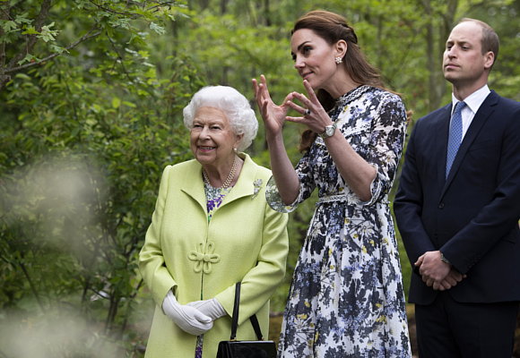 Isabel II y Kate Middleton
