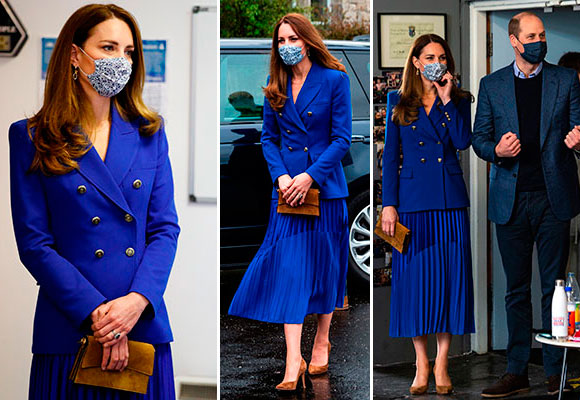 look azul Kate Middleton