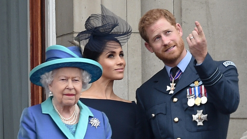 Meghan, Harry e Isabel II