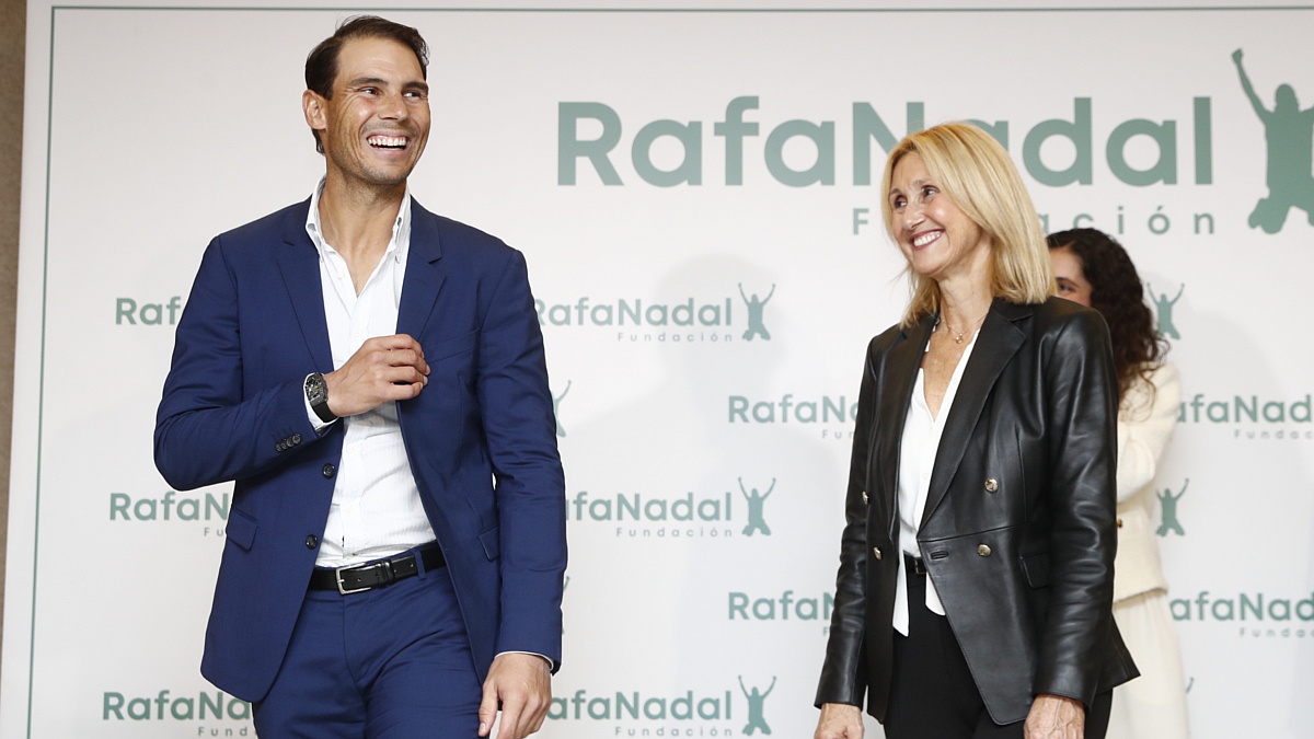 Rafa Nadal y Ana María Parera