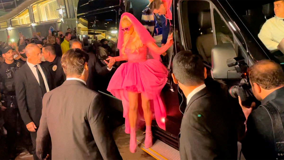vestido novia Paris Hilton 