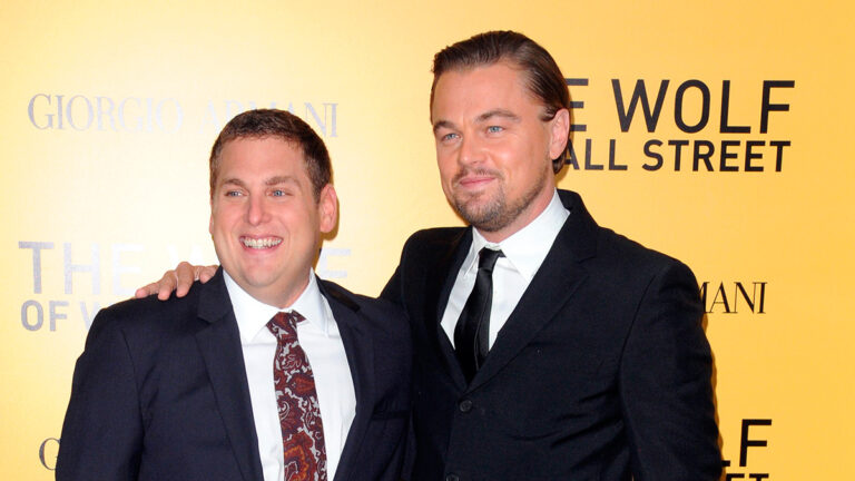 Leonardo DiCaprio y Jonah Hill
