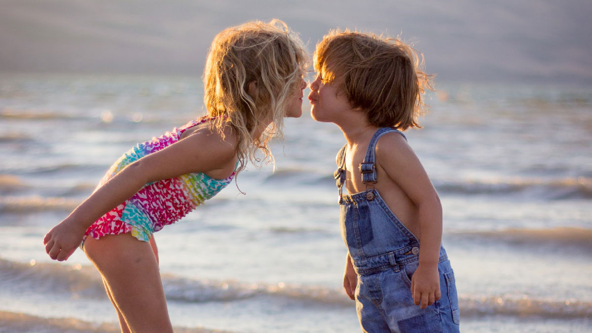besar niños amor