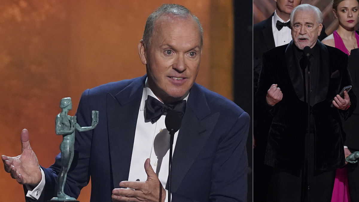 Michael Keaton y Brian Cox (Fotos: Gtres)