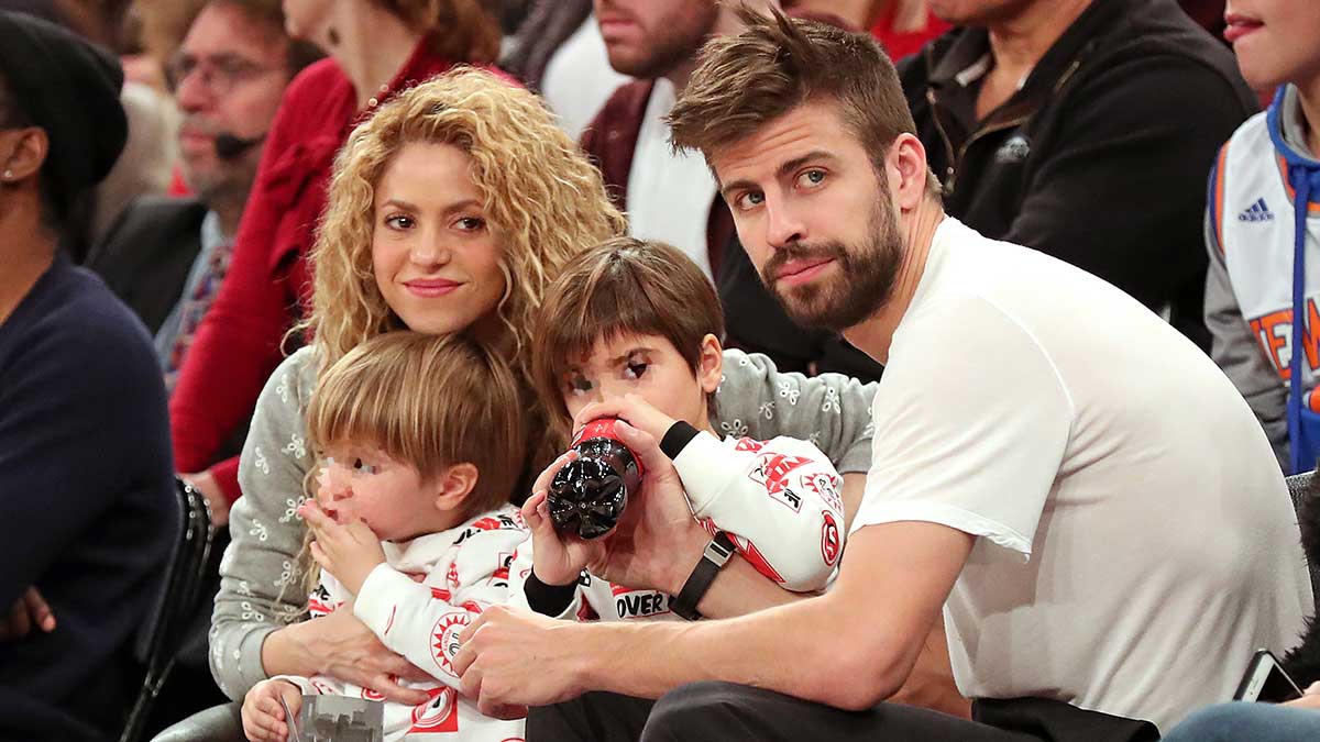 familia Shakira y Piqué 