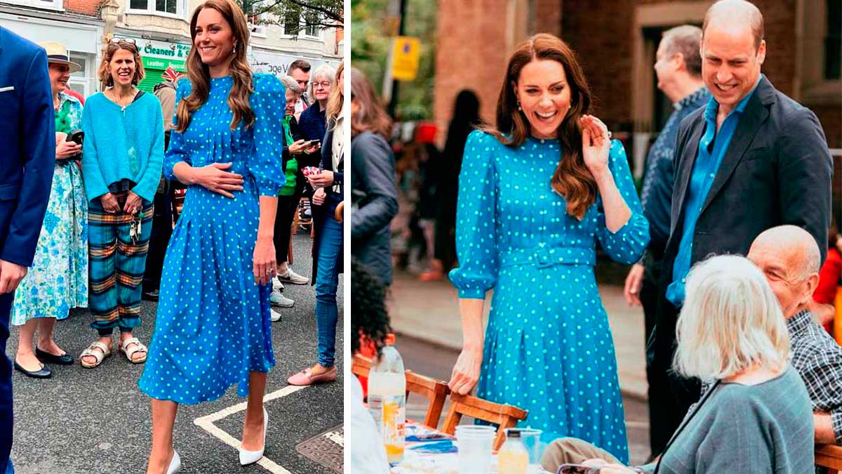 El vestido de lunares de Kate Middleton que la conecta con Lady Di