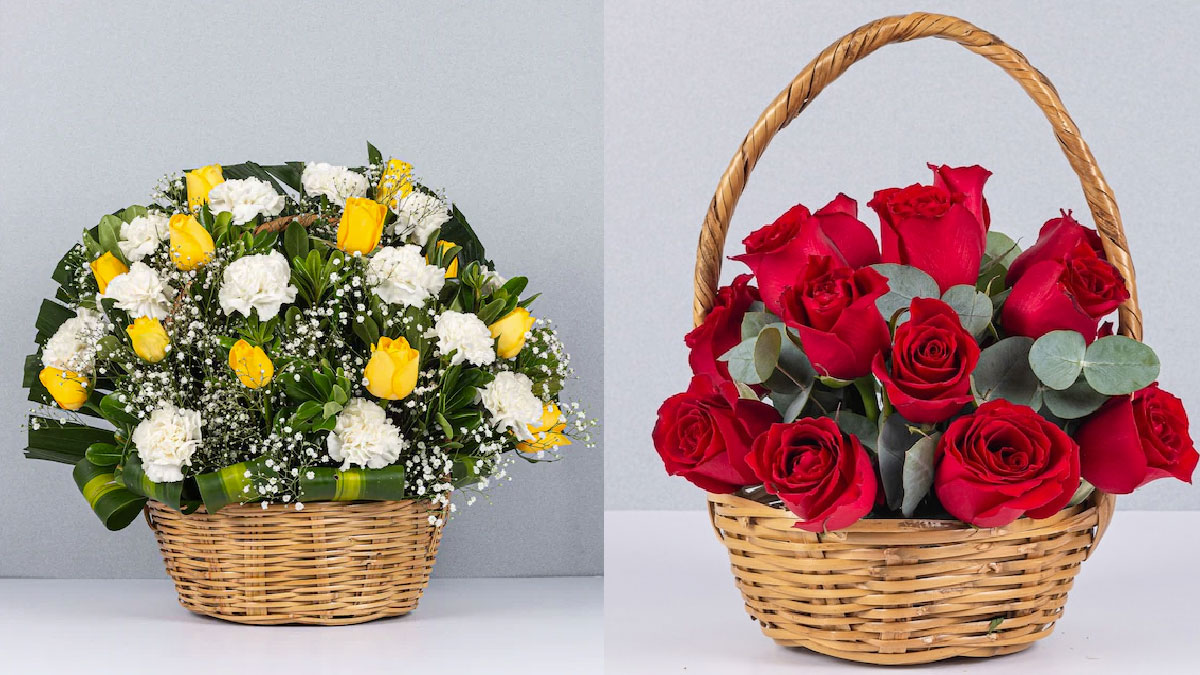 cestas flores