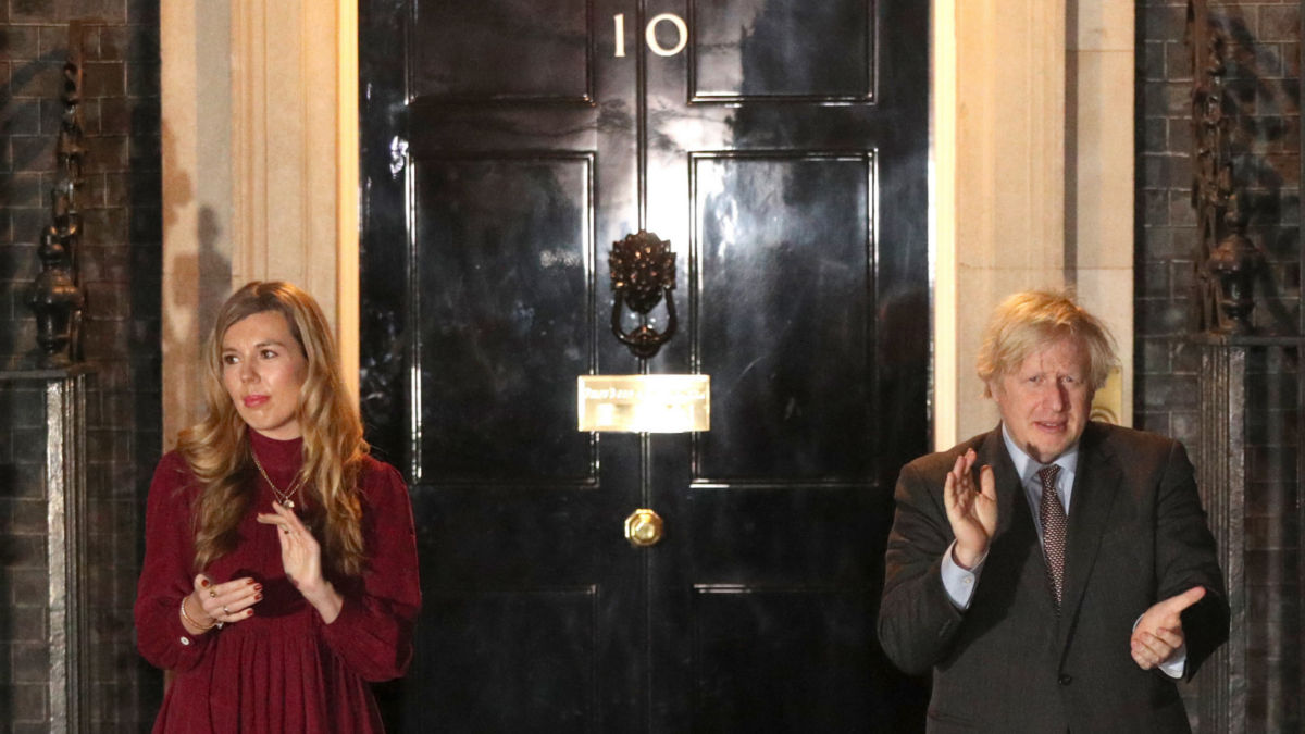 Boris Johnson y Carrie Symonds (Foto: Gtres)