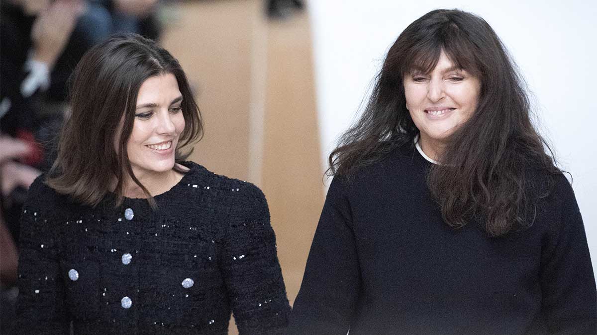 Virginie Viard y Carlota Casiraghi