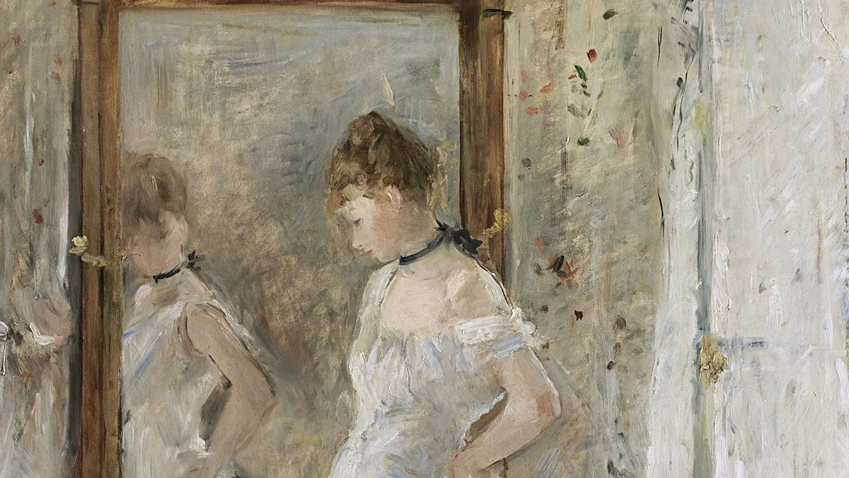 El espejo psiqué de Berthe Morisot (Foto: Museo Nacional Thyssen-Bornemisza)