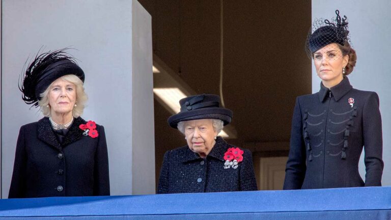 Camilla, Isabel II y Kate Middleton