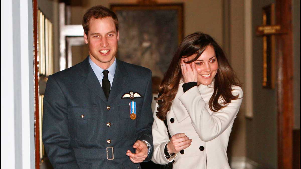 Kate Middleton y el príncipe William 