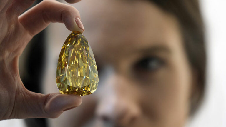 Golden Canary diamante amarillo subasta (Foto: Sotheby's)
