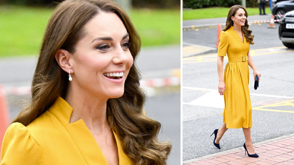 Kate Middleton se atreve con el amarillo