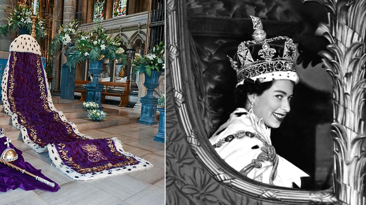 Isabel II túnica (Foto: @sandringham1870)