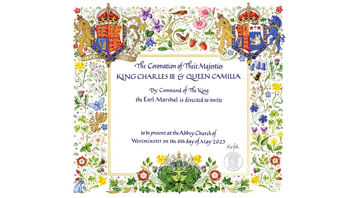 invitación coronación