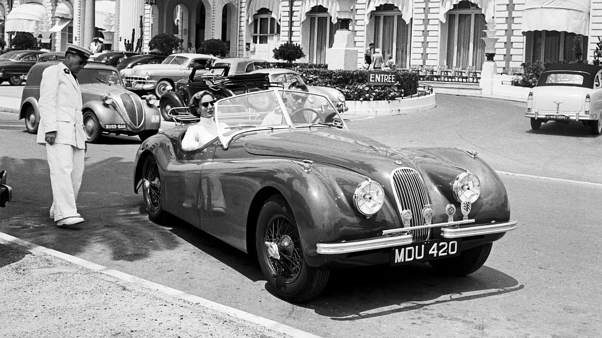 Clark Gable Jaguar (Foto: Cortesía de The Edward Quinn Archive)