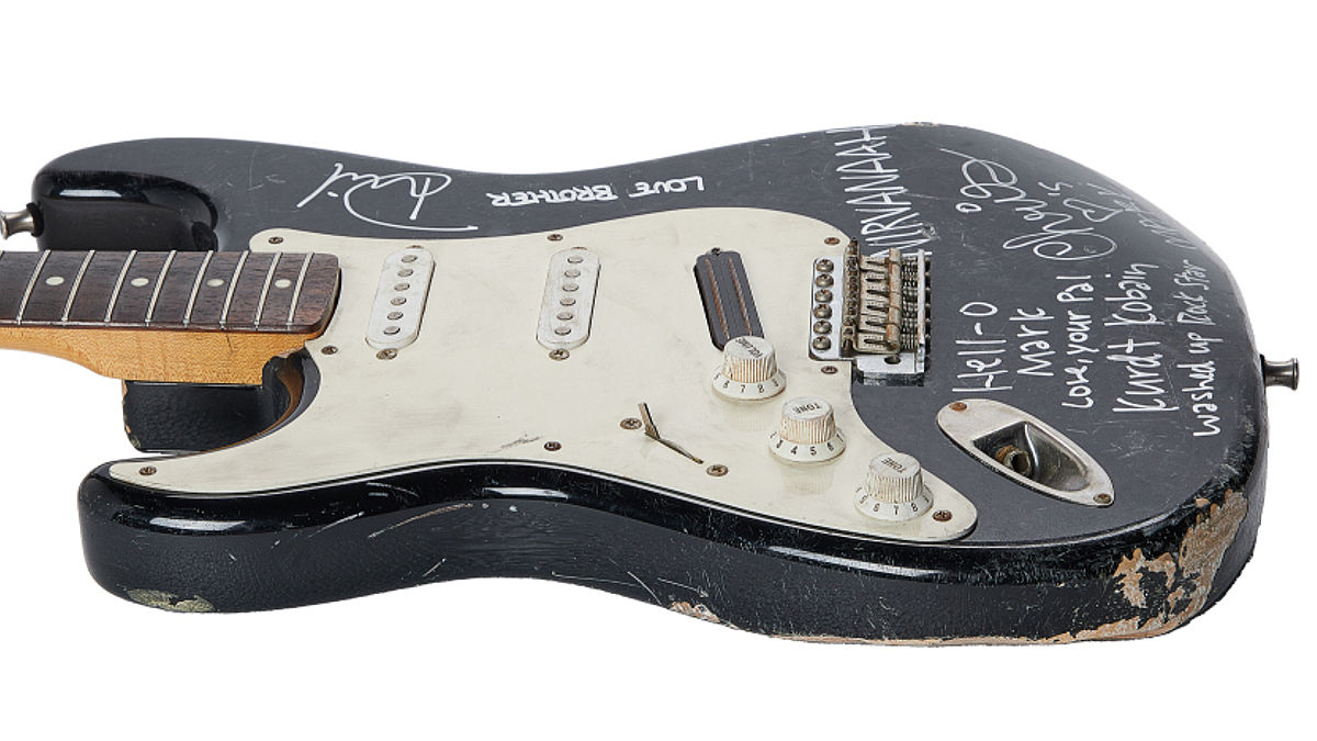 Nirvana guitarra Kurt Cobain Julien's Auctions (Foto: Julien's Auctions)