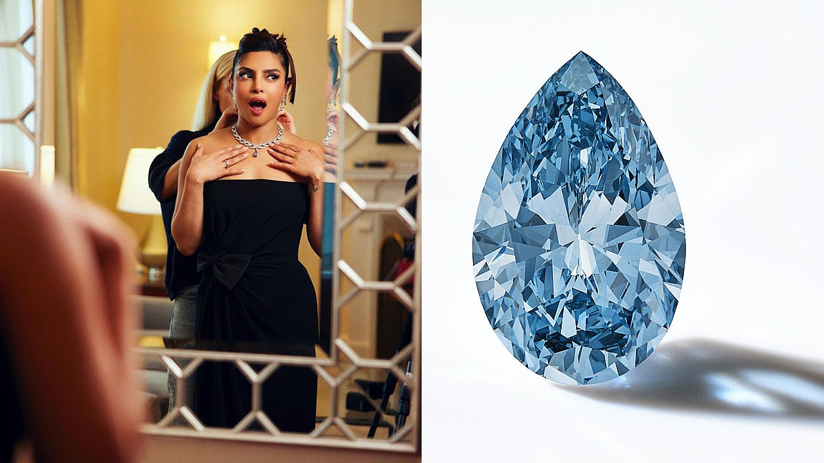 diamante azul (Foto: Instagram Priyanka Chopra)