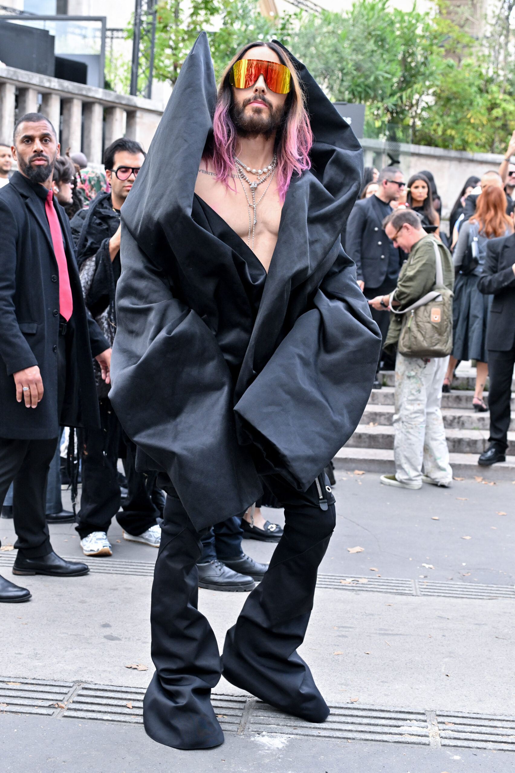 Jared Leto acude al desfile de Rick Owens en la París Fashion Week (Foto: Gtres)