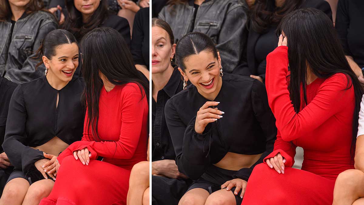 Rosalía y Kylie Jenner 