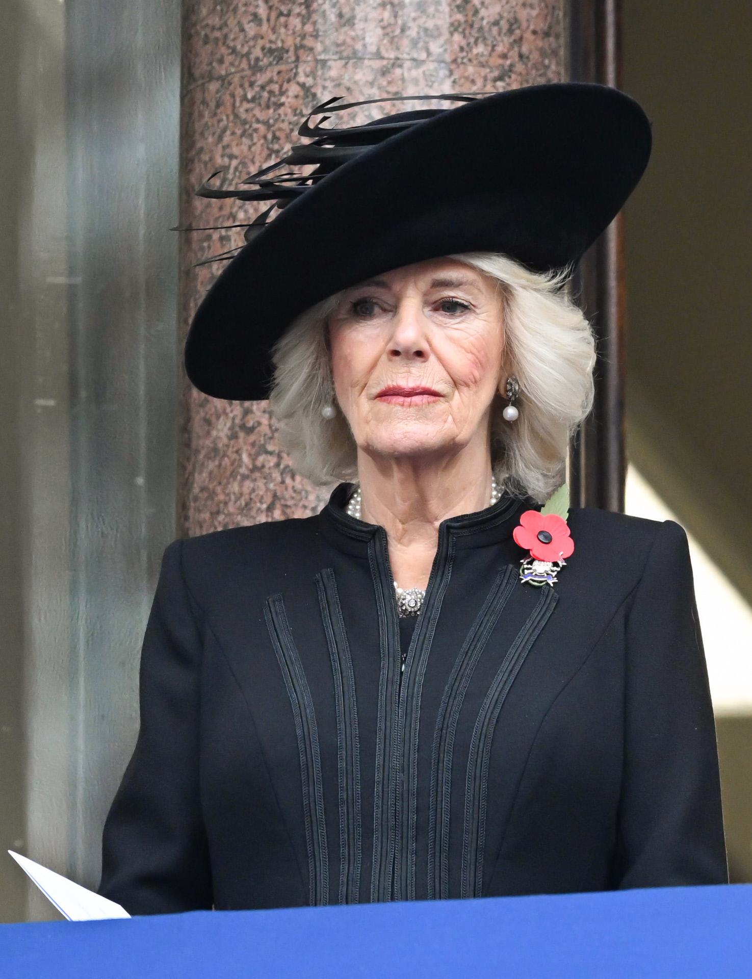 La reina Camilla durante los actos del Día del Recuerdo (Foto: Gtres)