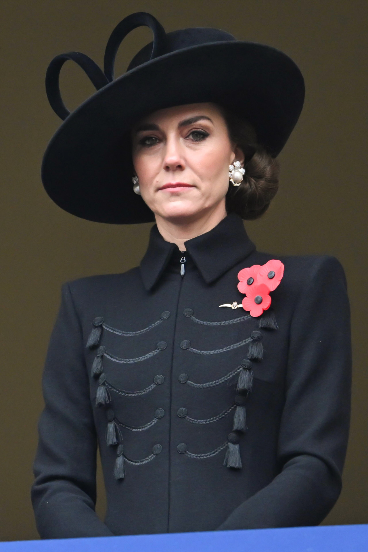 Kate Middleton durante los actos del Día del Recuerdo (Foto: Gtres)