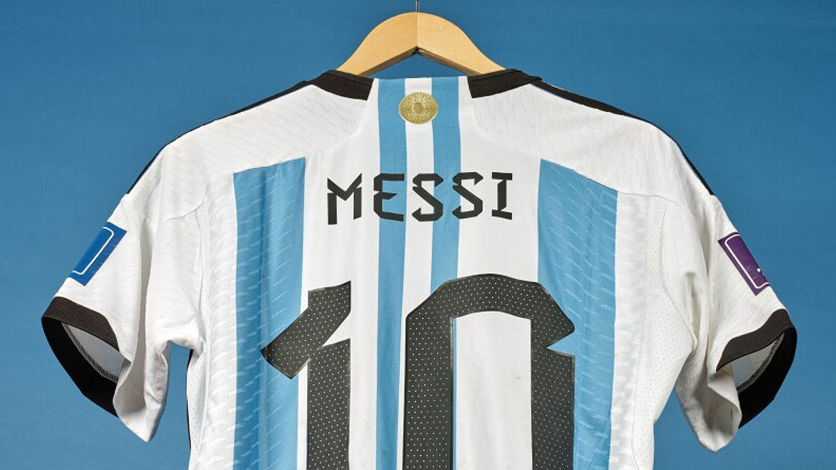 Camiseta Messi (Foto: Sotheby's)