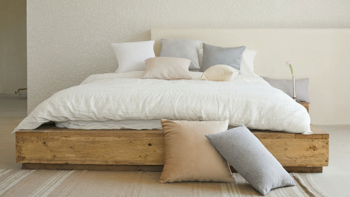 decoracion minimalismo cama