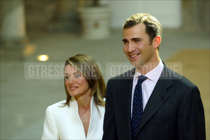 El príncipe Felipe y doña Letizia