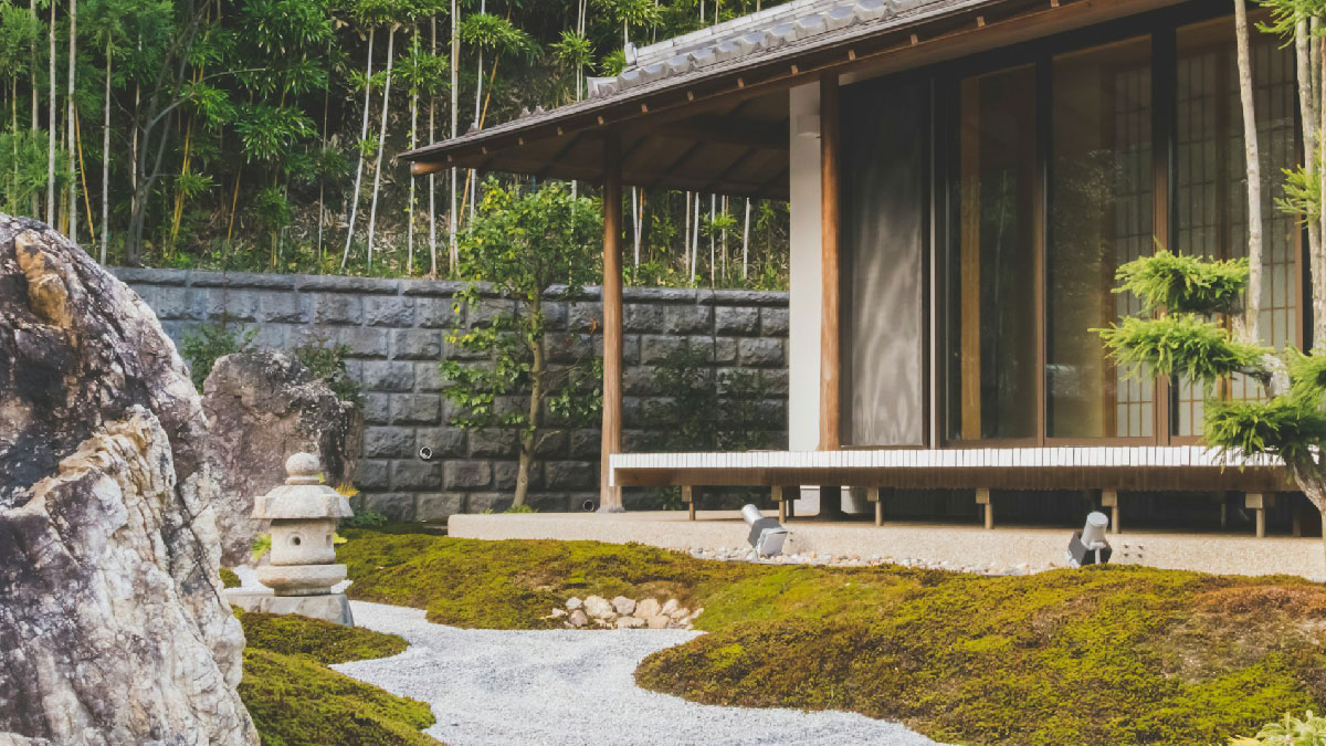 jardin minimalista zen