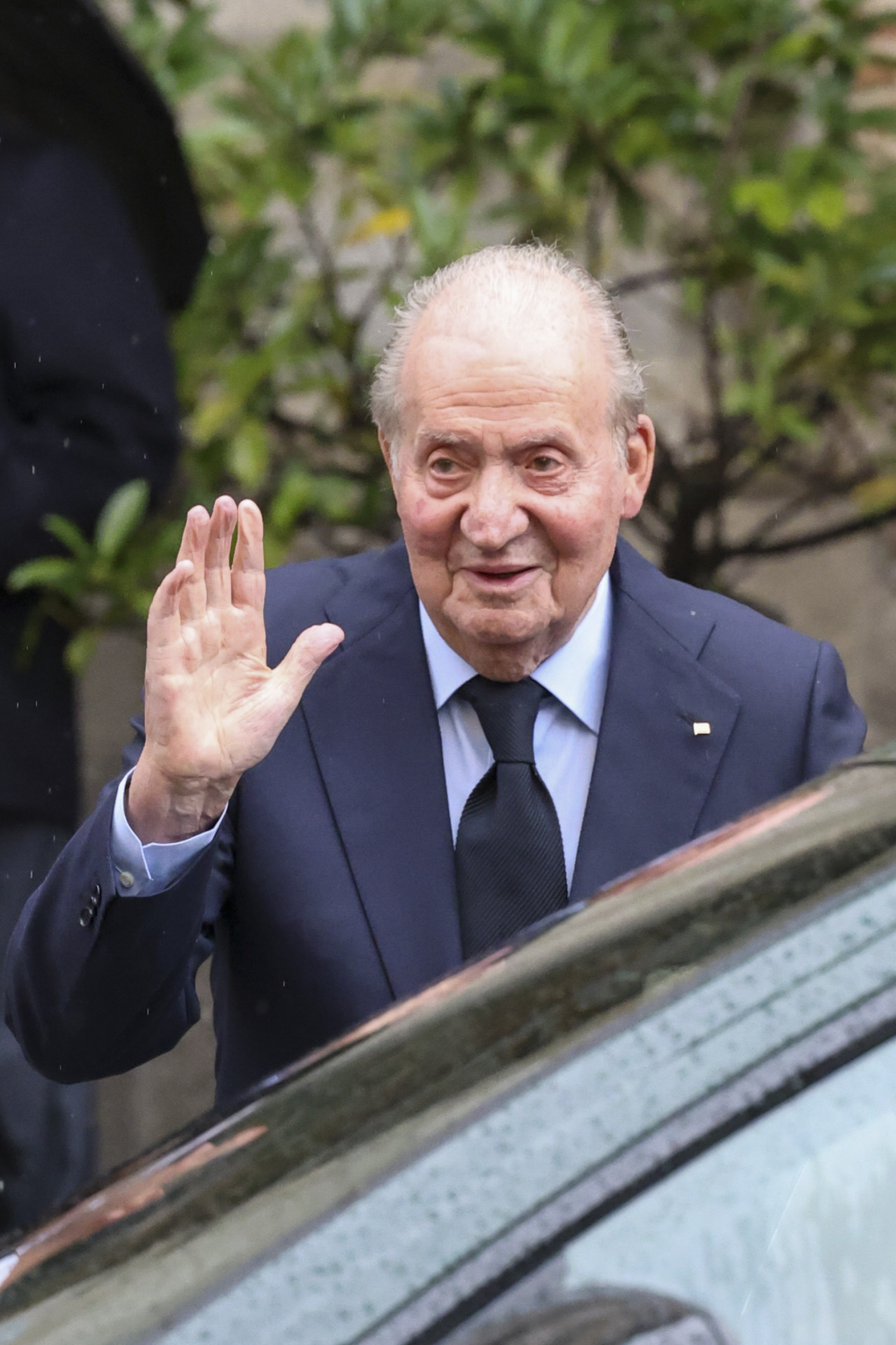 El rey Juan Carlos en el funeral de Fernando Gómez-Acebo (Foto: Gtres)