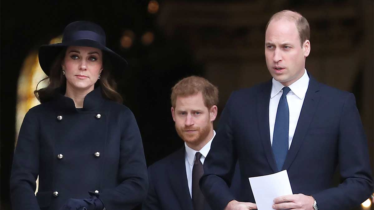 Harry, William y Kate Middleton