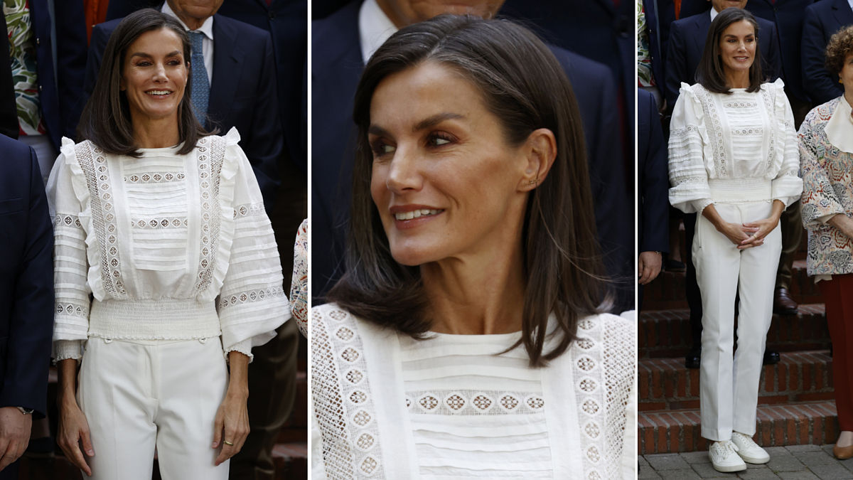 Letizia blusa Uterqüe (Foto: Gtres)