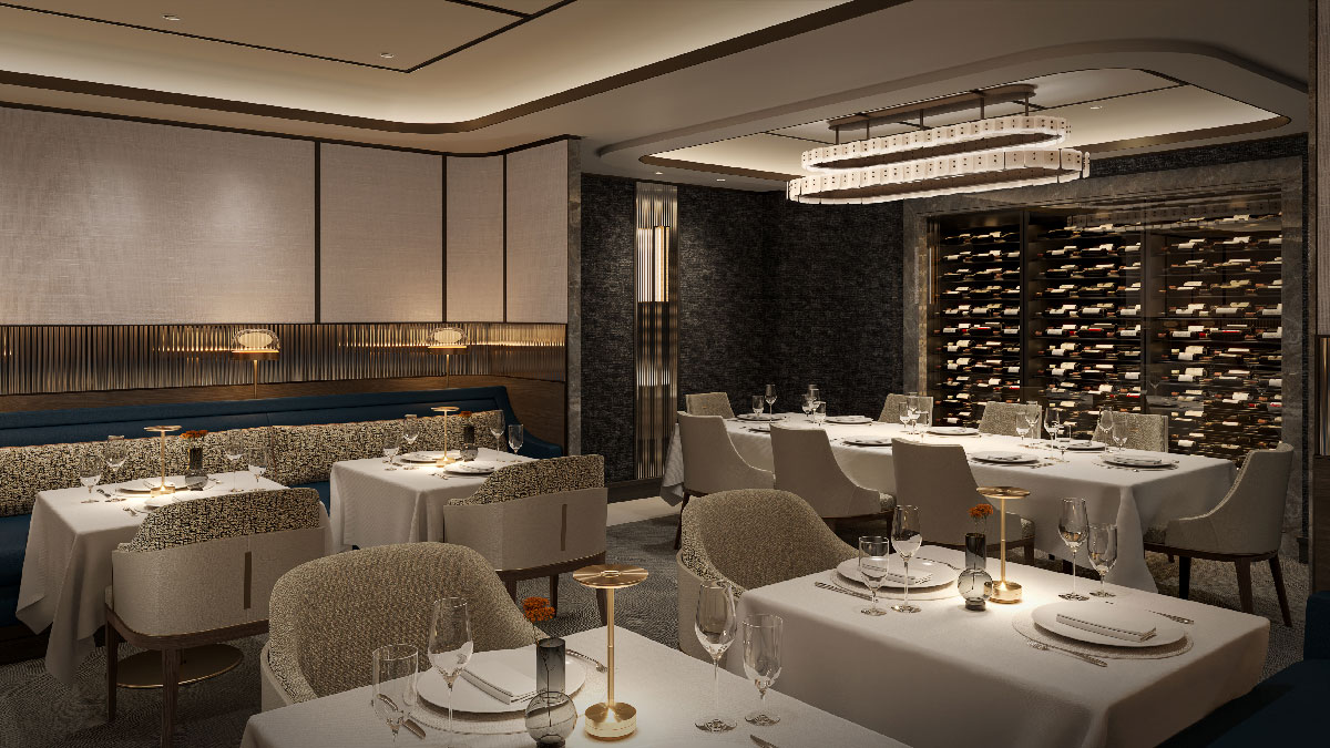 restaurante SETA su Ilma. Foto: The Ritz-Carlton Yatch Collection