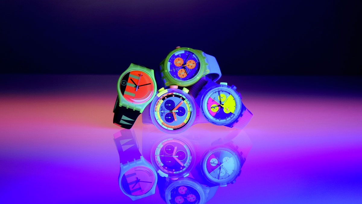 relojes swatch neon