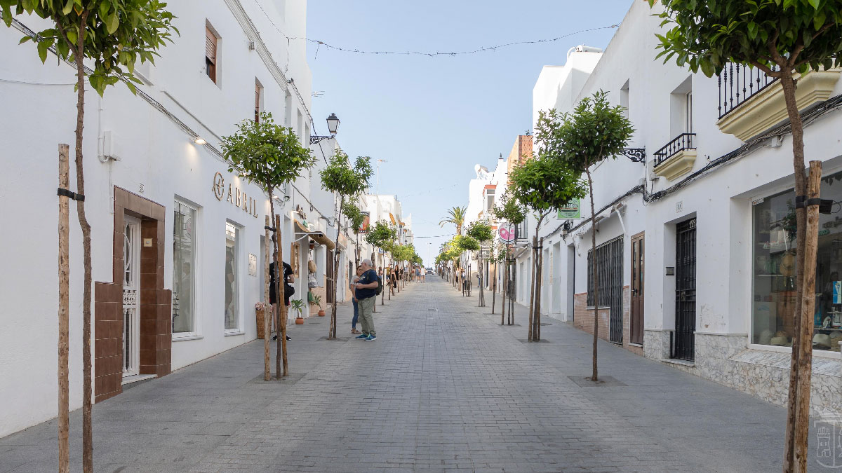 calle San Sebastián en Conil