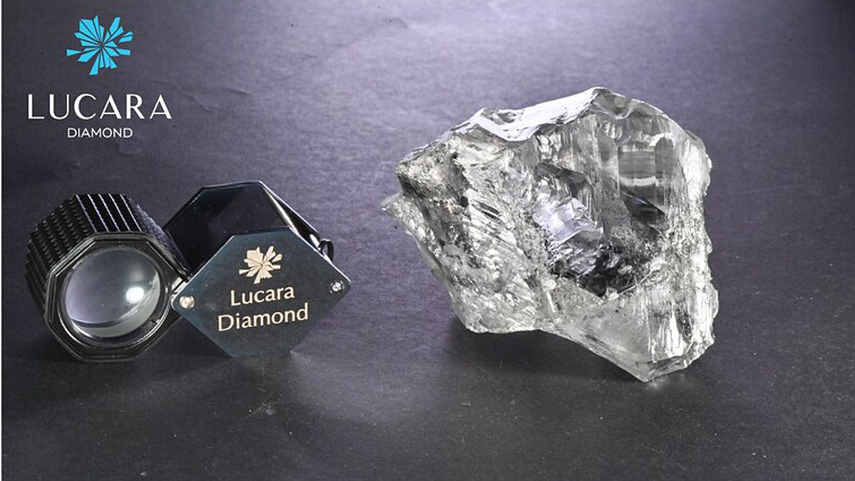 Diamante gigante (Foto: Lucara Diamond)