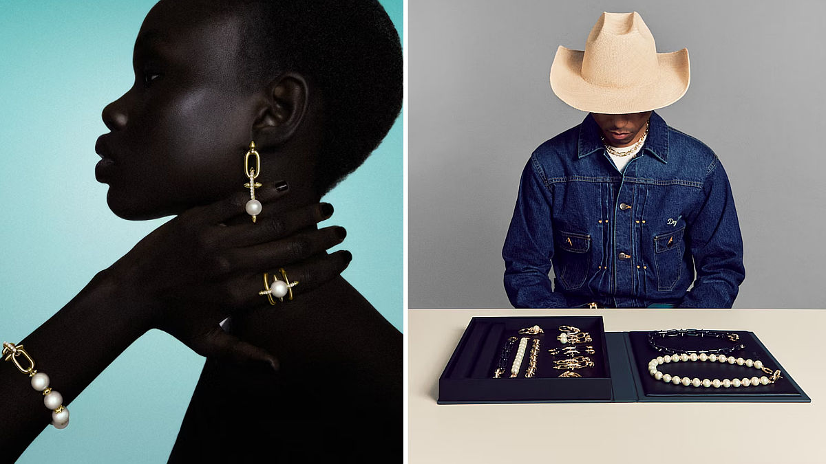 Pharrell Williams perlas Tiffany (Foto: Tiffany & Co.)