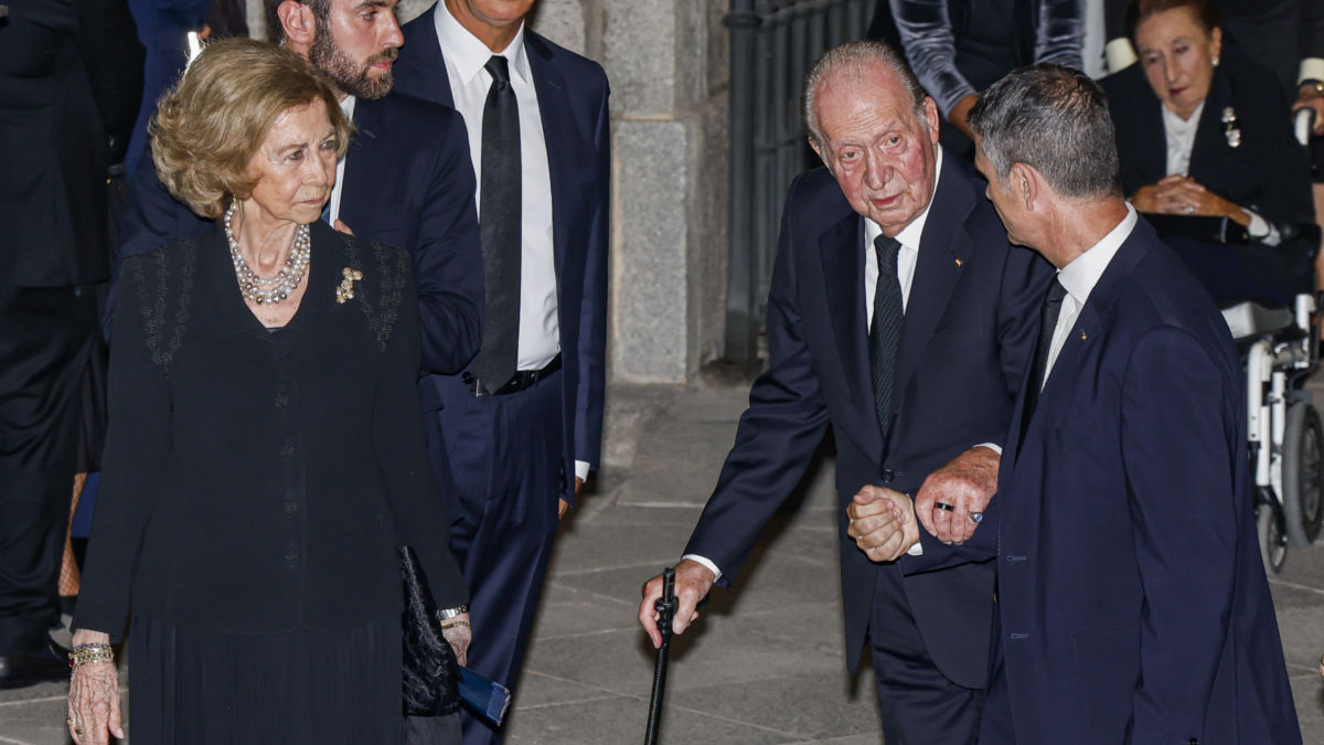 Sofía Juan Carlos funeral Juan Gómez-Acebo (Foto: Gtres)