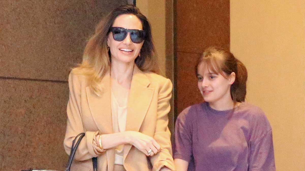 Angelina Jolie e hija 