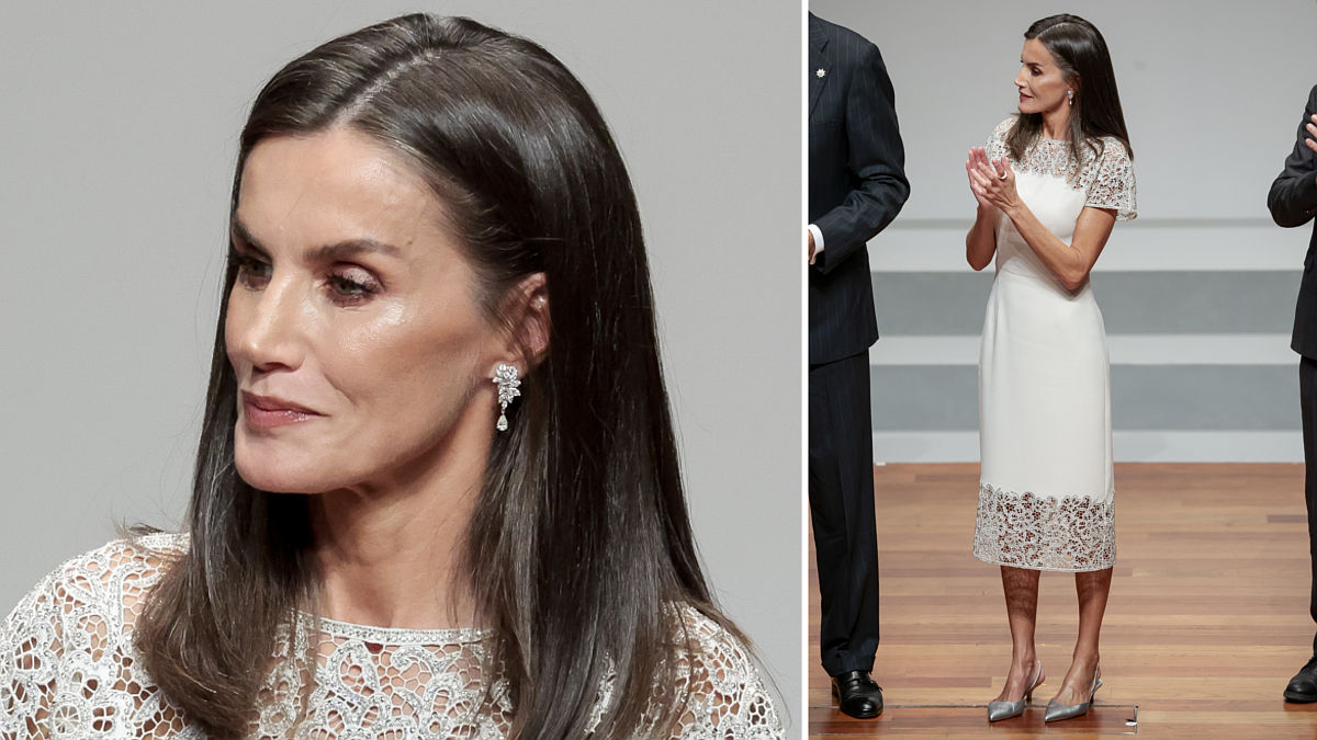 Letizia vestido blanco (Foto: Gtres)