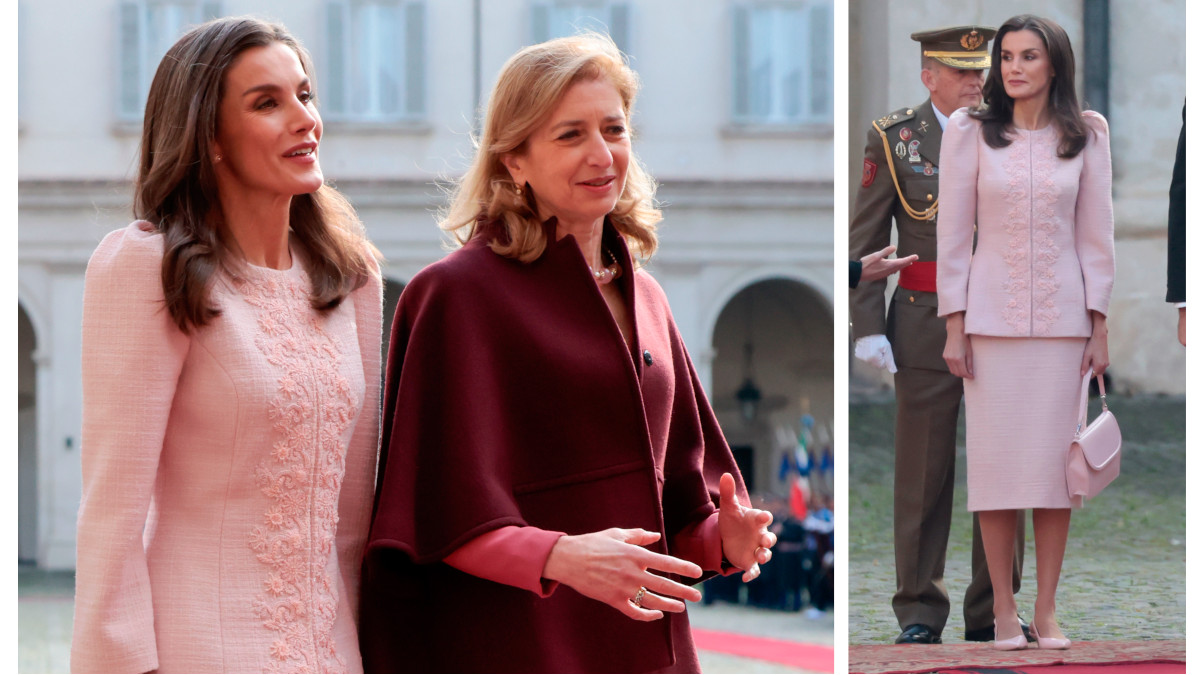 Letizia traje rosa (Foto: Gtres)