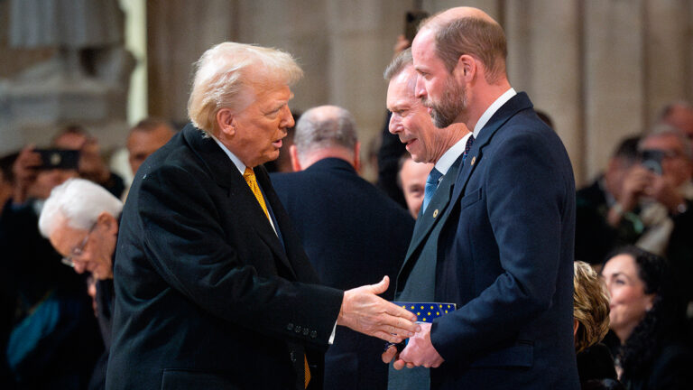 Donald Trump y príncipe William