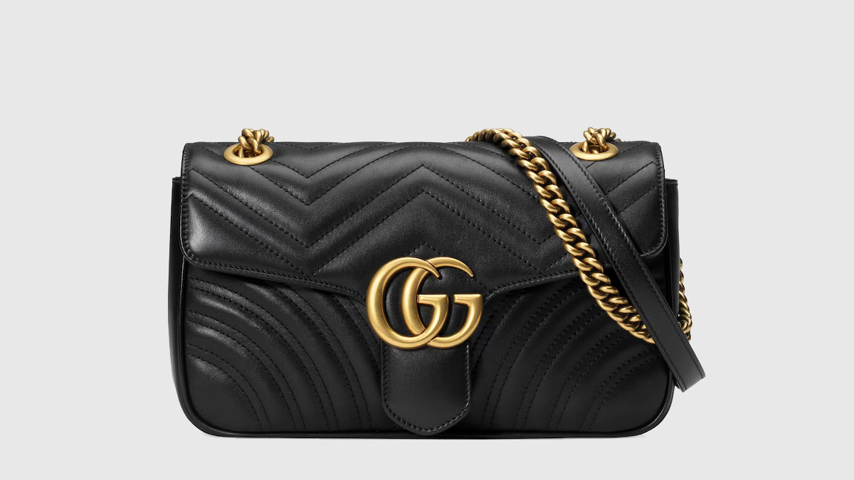 bolso acolchado gucci