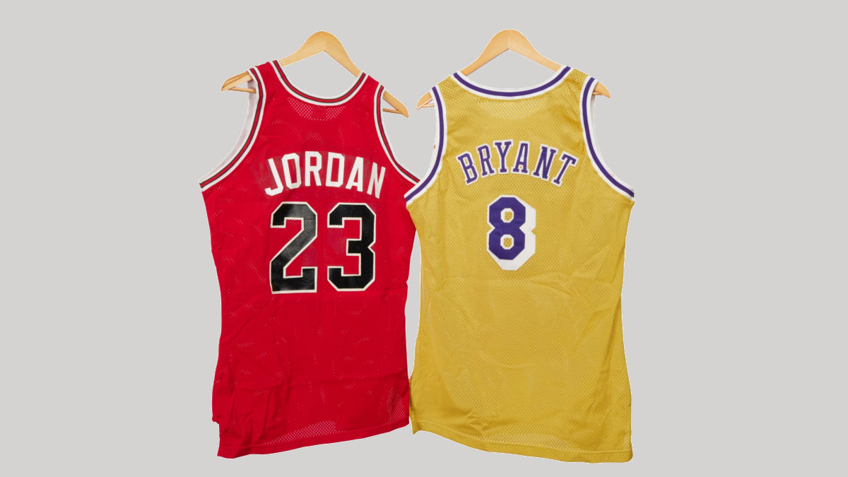 Camisetas Michael Jordan Kobe Bryant Sotheby's (Foto: Sotheby's)