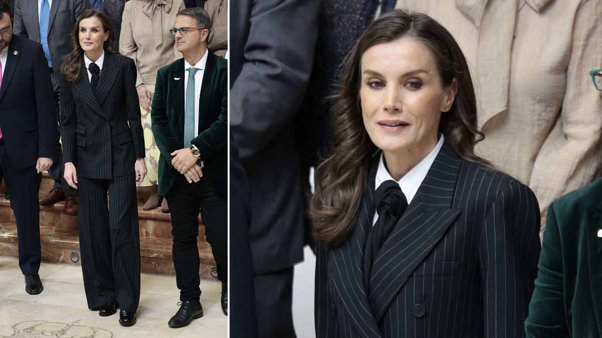 Letizia traje corbata (Foto: Gtres)